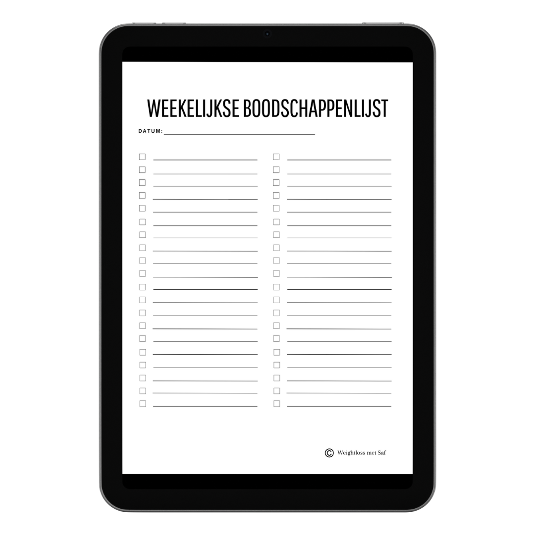 Boodschappenlijstje